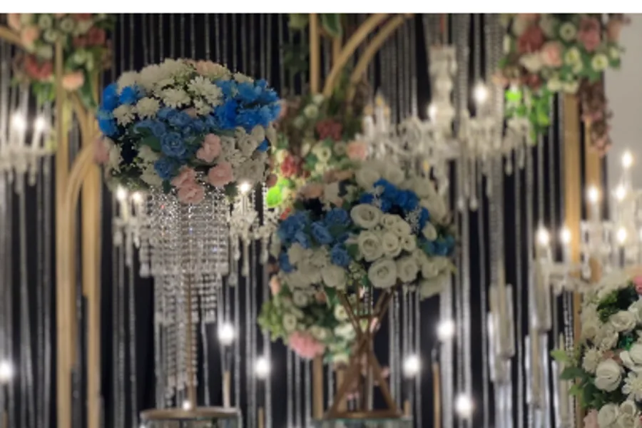 Floral Chandelier — Family Gathering at Akacia Banquet